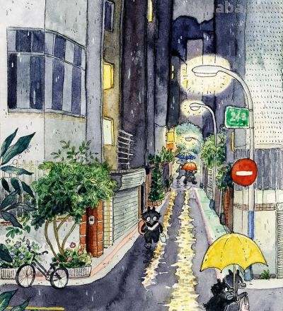 插画师推荐62｜Beatrijs Brouwer 满大街的小动物呀 - 图画吧TUHUABA