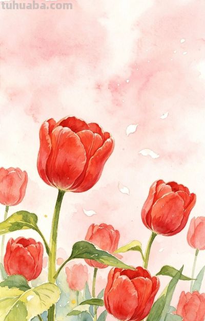 水彩画春日花卉明信片手机壁纸 - 今日头条 水彩画春日花卉明信片手机壁纸 - 图画吧TUHUABA