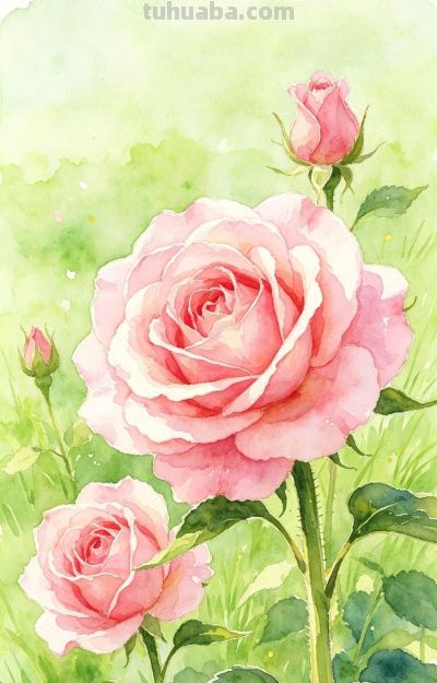 水彩画春日花卉明信片手机壁纸 - 今日头条 水彩画春日花卉明信片手机壁纸 - 图画吧TUHUABA