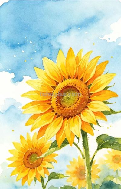 水彩画春日花卉明信片手机壁纸 - 今日头条 水彩画春日花卉明信片手机壁纸 - 图画吧TUHUABA
