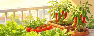 阳台种菜不踩坑！这10种蔬菜好养高产，新手闭眼种 - 图画吧TUHUABA