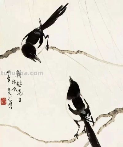 画花鸟，学会了这组禽鸟就够了 - 图画吧TUHUABA
