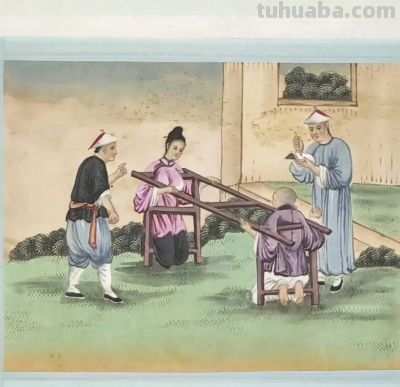 西班牙馆藏清朝酷刑水彩画 - 今日头条 西班牙馆藏清朝酷刑水彩画 - 图画吧TUHUABA