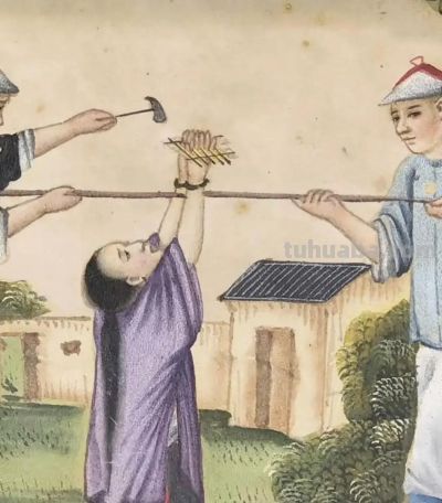 西班牙馆藏清朝酷刑水彩画 - 今日头条 西班牙馆藏清朝酷刑水彩画 - 图画吧TUHUABA