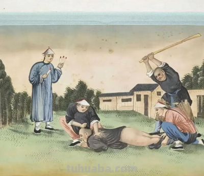 西班牙馆藏清朝酷刑水彩画 - 今日头条 西班牙馆藏清朝酷刑水彩画 - 图画吧TUHUABA