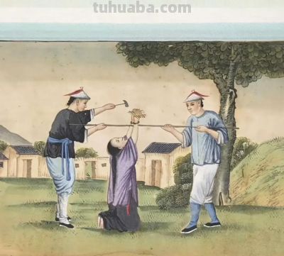 西班牙馆藏清朝酷刑水彩画 - 今日头条 西班牙馆藏清朝酷刑水彩画 - 图画吧TUHUABA
