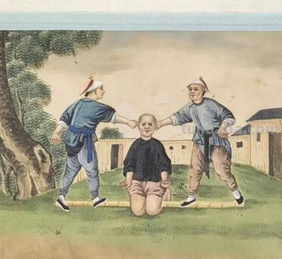 西班牙馆藏清朝酷刑水彩画 - 今日头条 西班牙馆藏清朝酷刑水彩画 - 图画吧TUHUABA