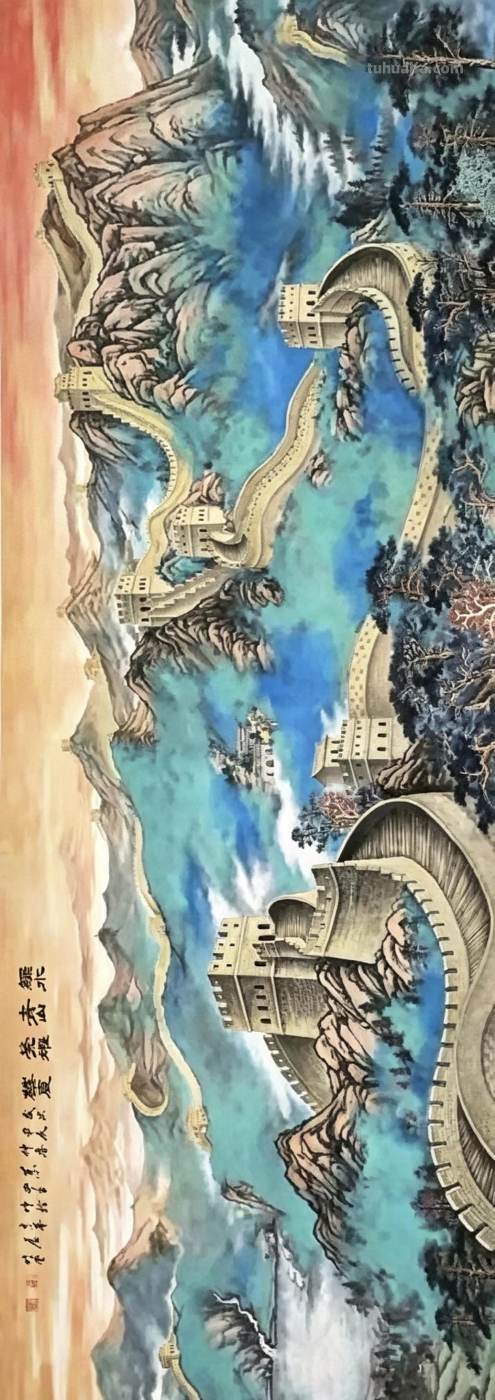 萧四五山水国画《绿水青山》欣赏 - 今日头条