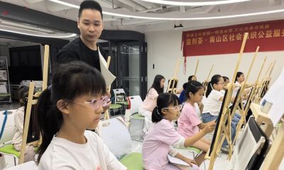 翰墨启蒙润童心 素描筑基传文脉 云城社区少儿素描公益课正式开课 - 图画吧TUHUABA