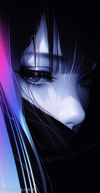 酷飒氛围感动漫少女壁纸，一眼沦陷的精致画风✨ - 图画吧TUHUABA