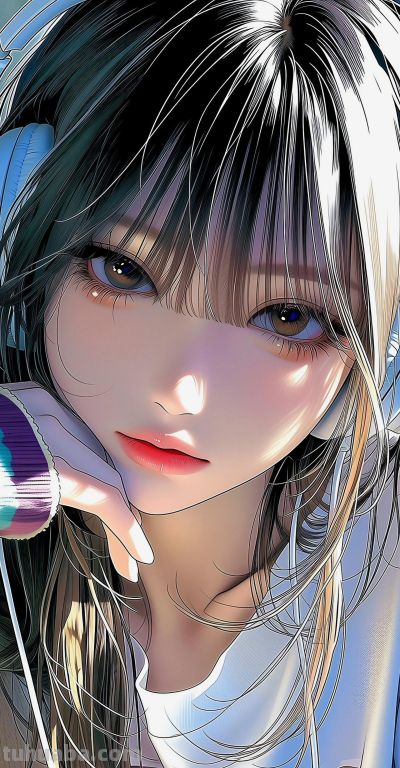 酷飒氛围感动漫少女壁纸，一眼沦陷的精致画风✨ - 图画吧TUHUABA