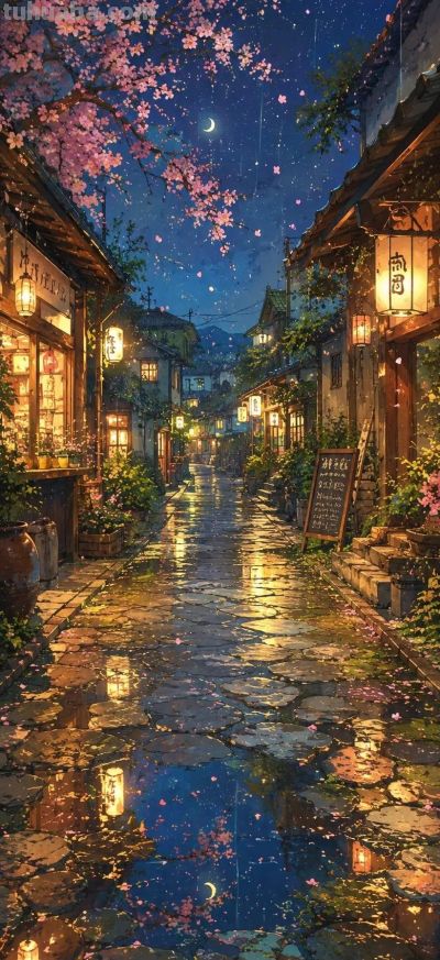 治愈动漫风壁纸合集，把童话世界装进手机🌿 - 图画吧TUHUABA