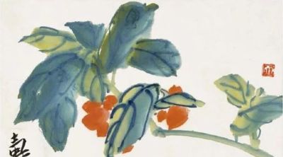 极简花鸟小品图 - 图画吧TUHUABA