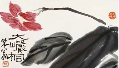 极简花鸟小品图 - 图画吧TUHUABA