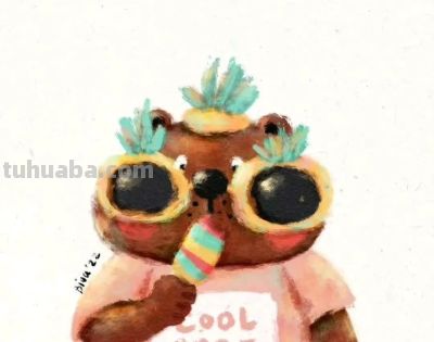 聚焦于儿童人物和简约小动物插画。 - 图画吧TUHUABA