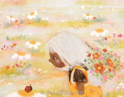 聚焦于儿童人物和简约小动物插画。 - 图画吧TUHUABA