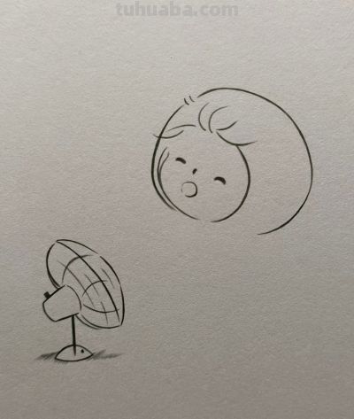 夏天的快乐 是电风扇吹来的温柔晚风丨矜朽治愈系简笔画分享 - 今日头条 夏天的快乐 是电风扇吹来的温柔晚风丨矜朽治愈系简笔画分享 - 图画吧TUHUABA