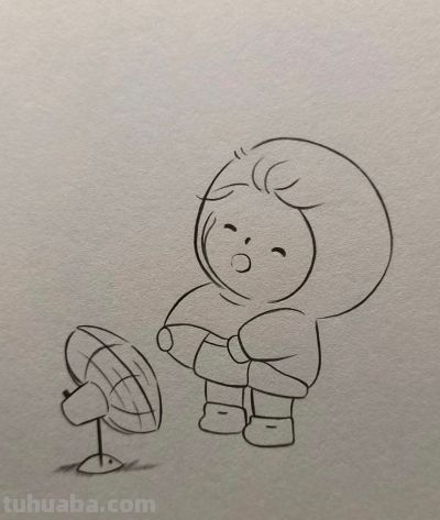 夏天的快乐 是电风扇吹来的温柔晚风丨矜朽治愈系简笔画分享 - 今日头条 夏天的快乐 是电风扇吹来的温柔晚风丨矜朽治愈系简笔画分享 - 图画吧TUHUABA