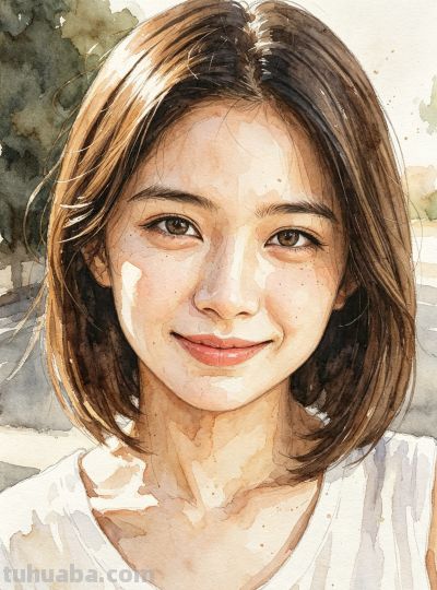 AI人像生图提示词模板：水彩风格肖像 - 今日头条