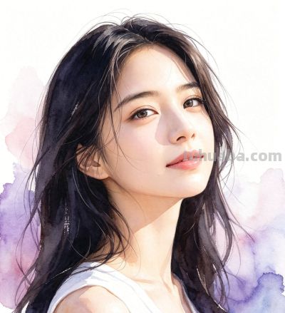 AI人像生图提示词模板：高级水彩现实主义肖像 - 今日头条
