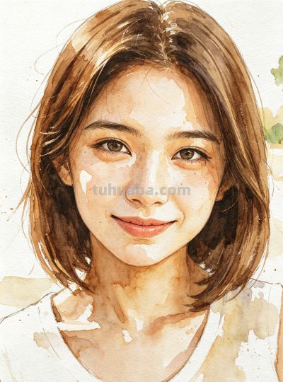 AI人像生图提示词模板：水彩插图风格的肖像 - 今日头条