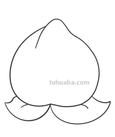 免费领｜9张超简单儿童涂色线稿，水果小动物日常全都有，直接打印！ - 图画吧TUHUABA